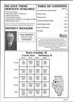 Index Map - Table of Contents, Knox County 2003